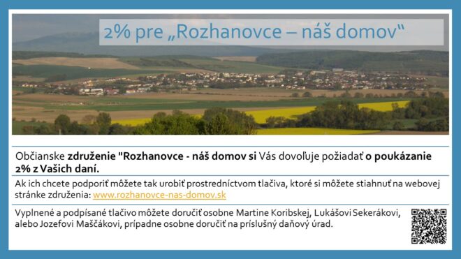 Darujte nám 2%